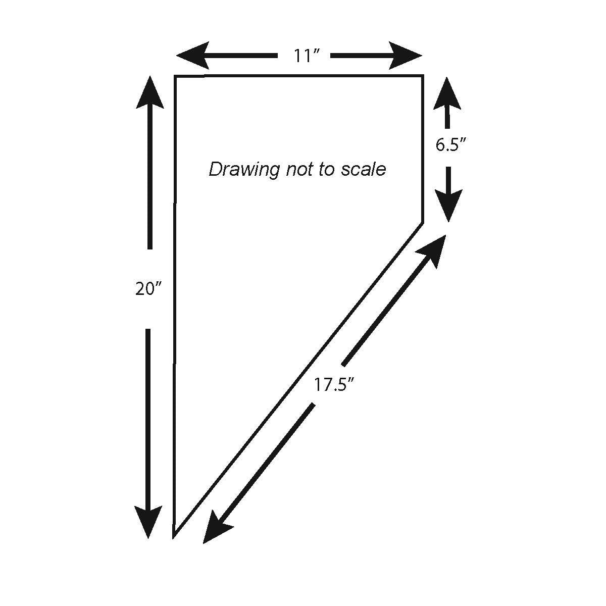 11" X 20" 3.25 mil LLDPE Tuf-R® Piping Bags