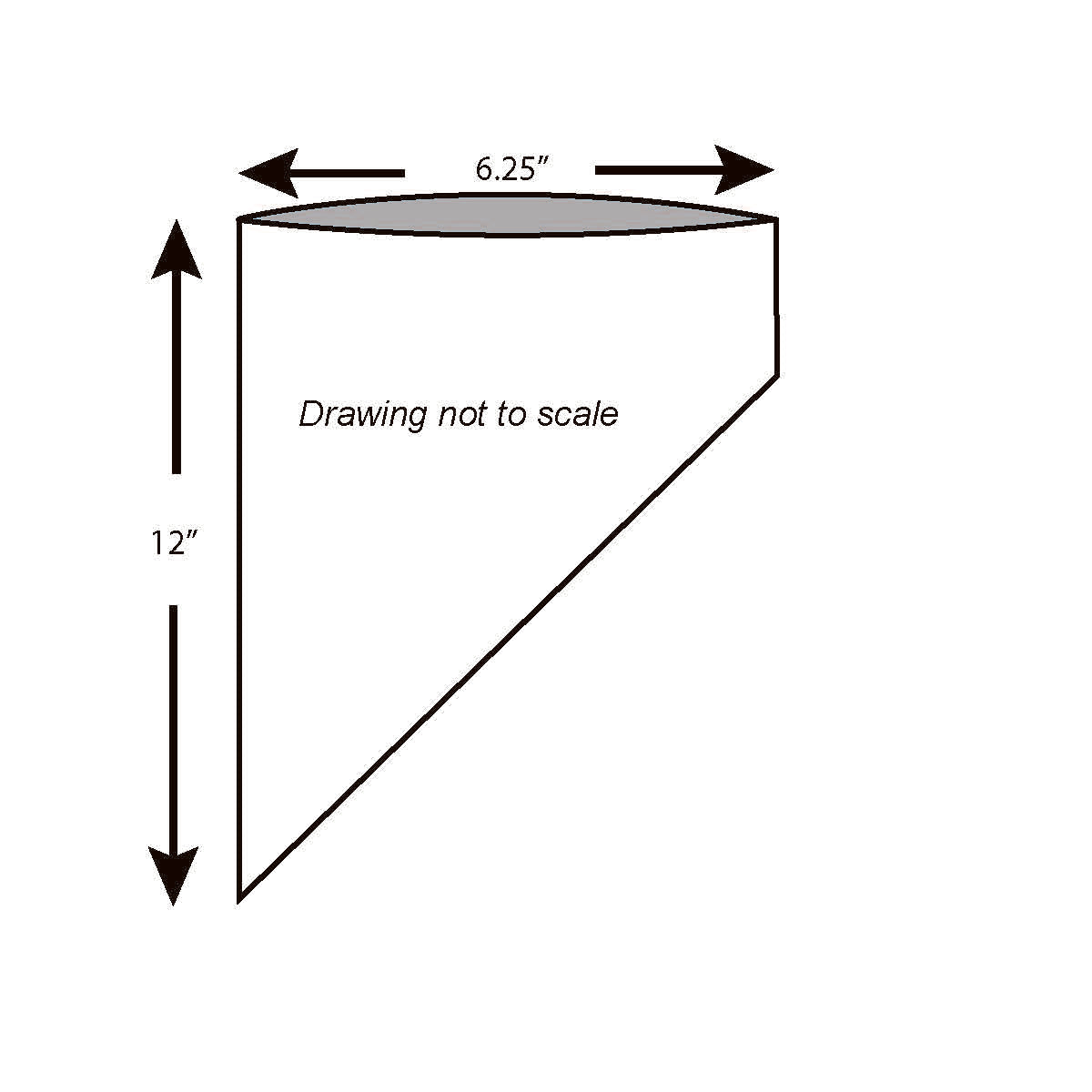 6.25" X 12" 3.25 mil LLDPE Tuf-R® Piping Bags