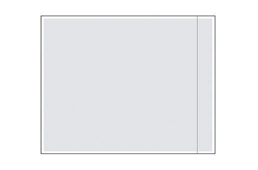 9.5" x 12" Clear Packing Slip Envelopes