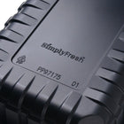 8.8" x 6.75" x 1.75" SimplyFresh Black PP #3 Tray with Soaker Pad