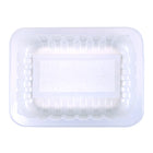 8.8" x 6.75" x 1.75" SimplyFresh Natural Color PP #3 Tray with Soaker Pad