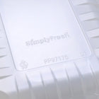 8.8" x 6.75" x 1.75" SimplyFresh Natural Color PP #3 Tray with Soaker Pad