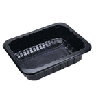 8.8" x 6.75" x 2.3" SimplyFresh Black PP #3 Tray with Soaker Pad