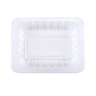 8.8" x 6.75" x 2.3" SimplyFresh Natural Color PP #3 Tray with Soaker Pad
