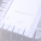8.8" x 6.75" x 2.3" SimplyFresh Natural Color PP #3 Tray with Soaker Pad