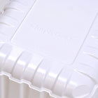 8.8" x 6.75" x 2" SimplyFresh™ White PP #3 Tray with Soaker Pad