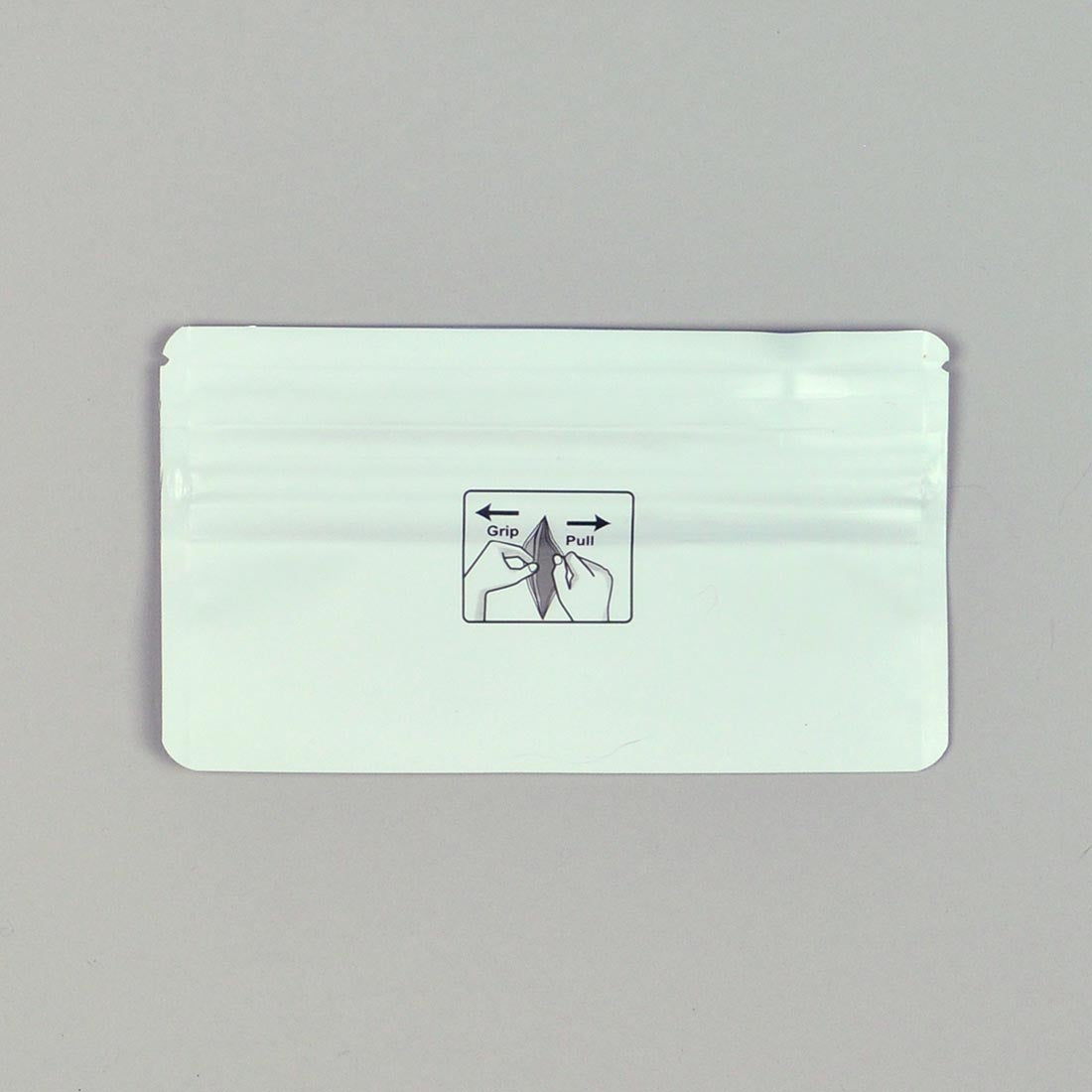 5.7" x 2.88" 4.8 mil Child-Resistant Pre-RL Pouches - White