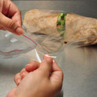 6" x 6" + 1.5"LP 1.25 mil Polypropylene Co-Extruded Lip and Tape Resealable Bag