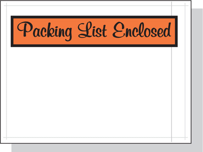 4.5" x 6" Packing Slip Enclosed Banner Envelopes