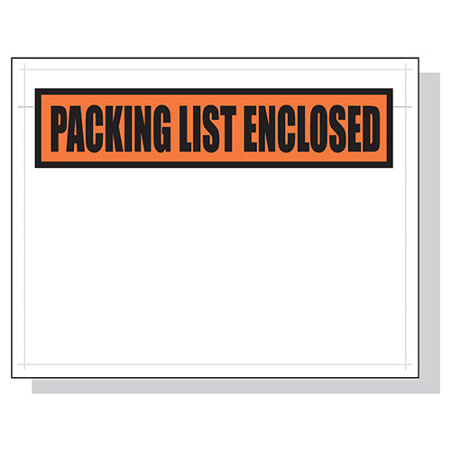 7.5" x 5.5" Packing Slip Enclosed Banner Envelopes