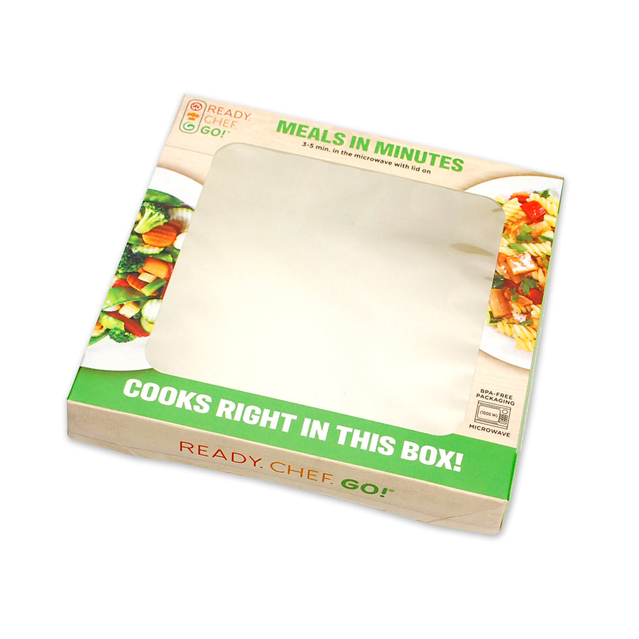 6.2" x 6.2" x 1" Lid w/ Clear Window for RCG-MWMD Medium Container