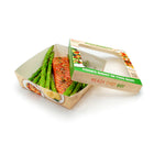 6.1" x 6.1" x 1.75" Ready. Chef. Go!® Medium Microwavable Container