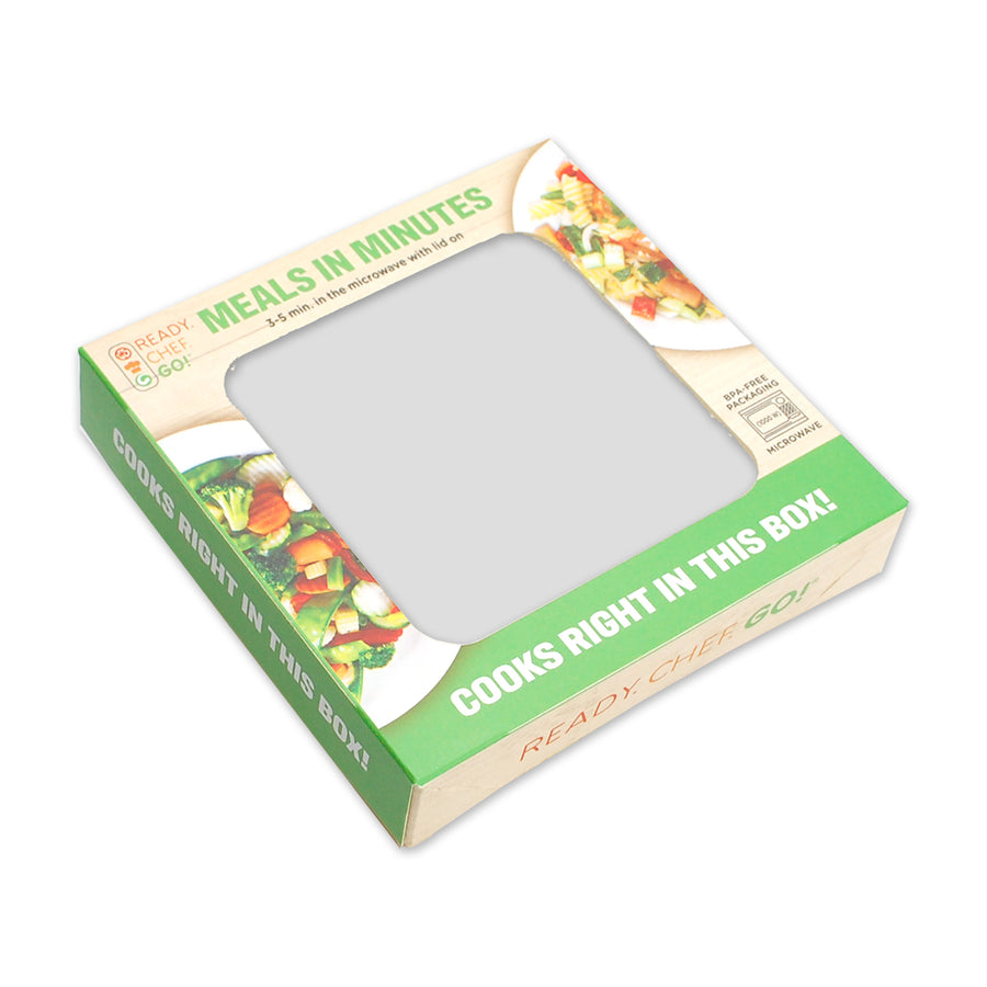 5.1" x 5.1" x 1" Lid w/ Clear Window for RCG-MWSM Small Container