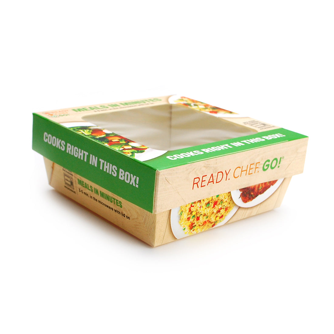 5" x 5" x 2" Ready. Chef. Go!® Small Microwavable Container