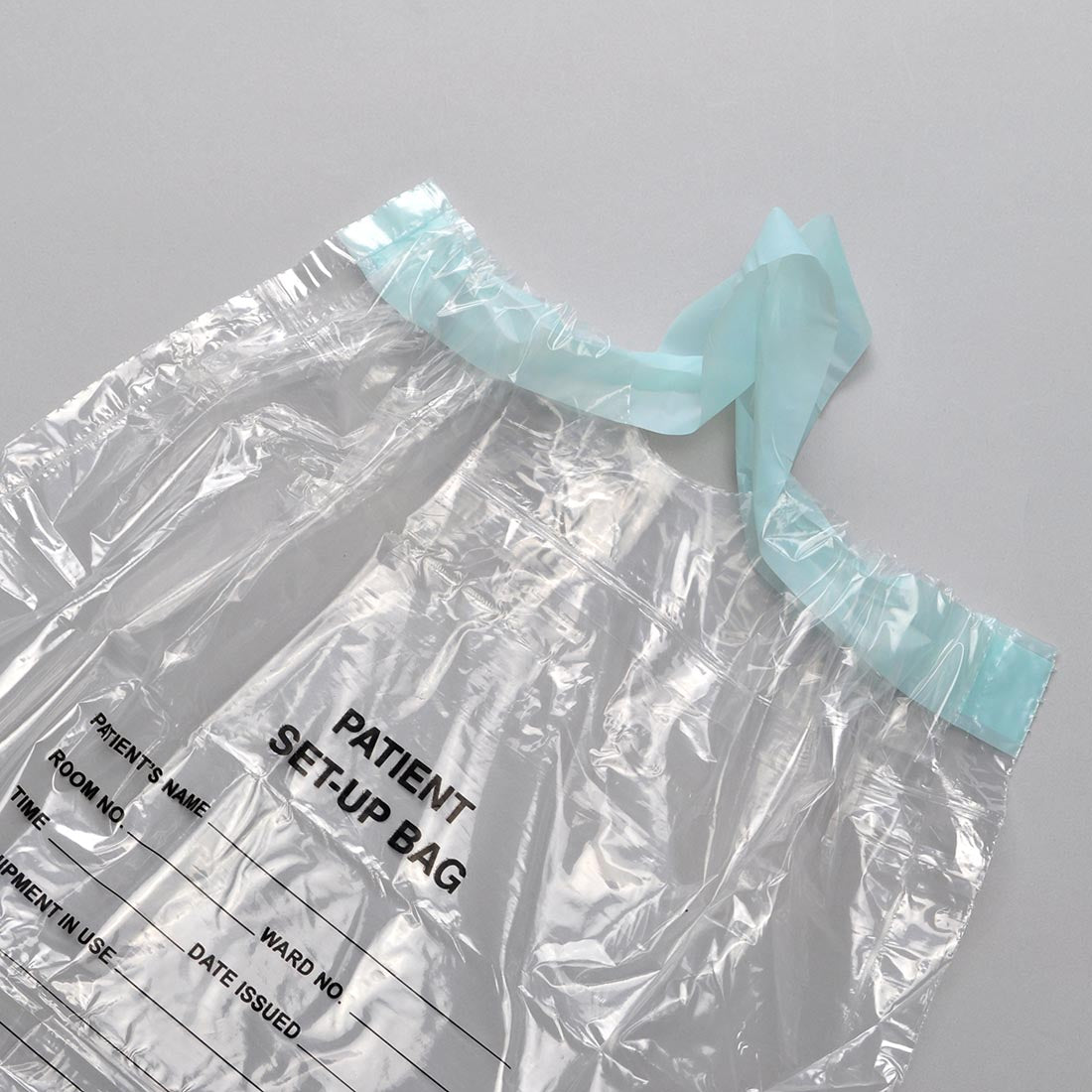 12" x 16" 1 mil Respiratory Setup Bag -- Draw Tape
