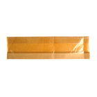 3.25" x 2" x 15" 80 GSM Kraft w/OPP #ReadyFresh® Kraft Paper Sandwich Bags with Window