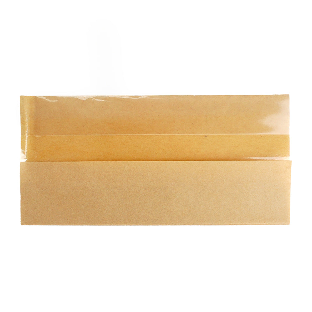3.5" x 2.25" x 7.25" 80 GSM Kraft w/OPP #ReadyFresh® Kraft Paper Sandwich Bags with Window