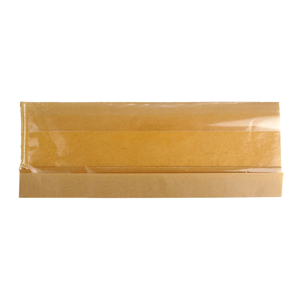 4.25" x 2.75" x 11.75" 80 GSM Kraft w/OPP #ReadyFresh® Kraft Paper Sandwich Bags with Window