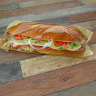 4.25" x 2.75" x 16.5" 80 GSM Kraft w/OPP #ReadyFresh® Kraft Paper Sandwich Bags with Window