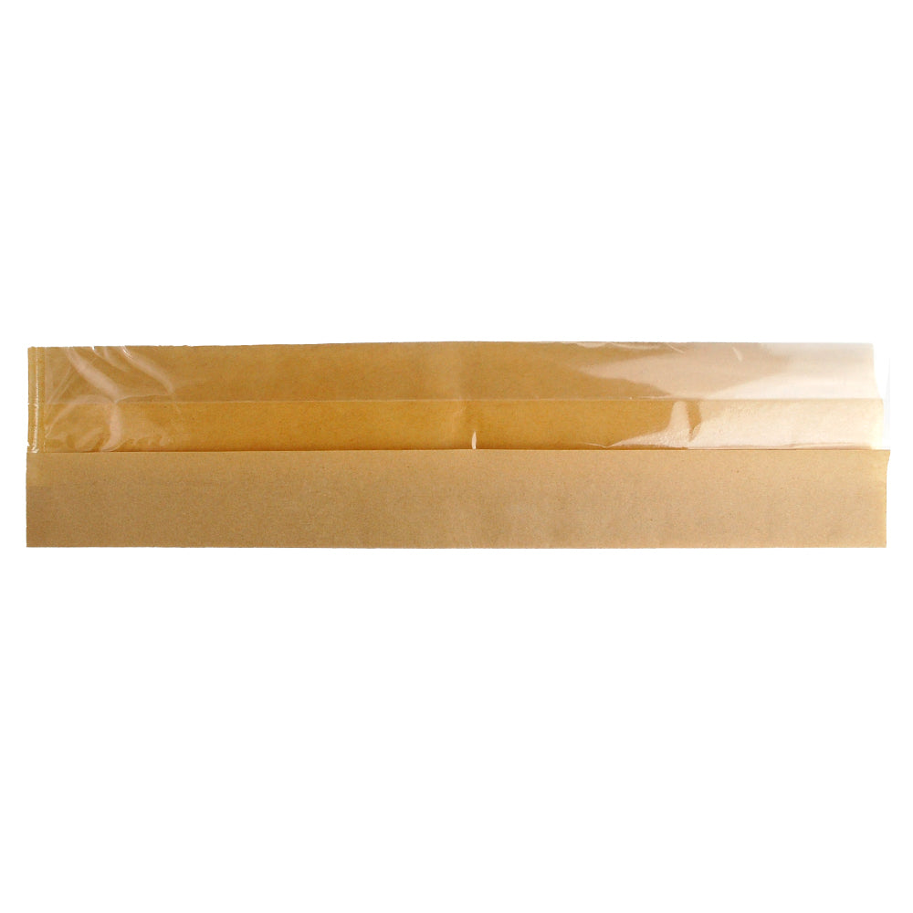4.25" x 2.75" x 16.5" 80 GSM Kraft w/OPP #ReadyFresh® Kraft Paper Sandwich Bags with Window