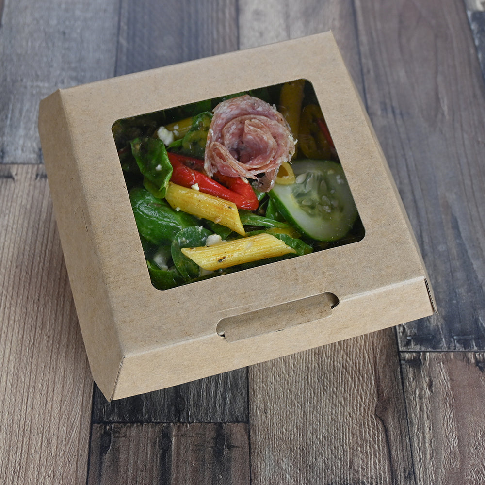 6.38" X 5" X 2.25" #ReadyFresh® Windowed Snack Container