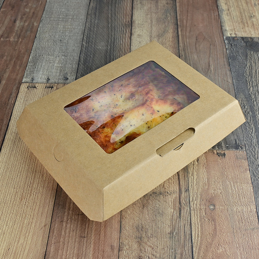 9.75" X 7.25" X 3.13" #ReadyFresh® To Go Container with Window (Large)