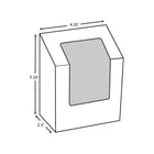 4.25" x 2.5" x 5.25" #ReadyFresh® Wrap Pack w/ Window