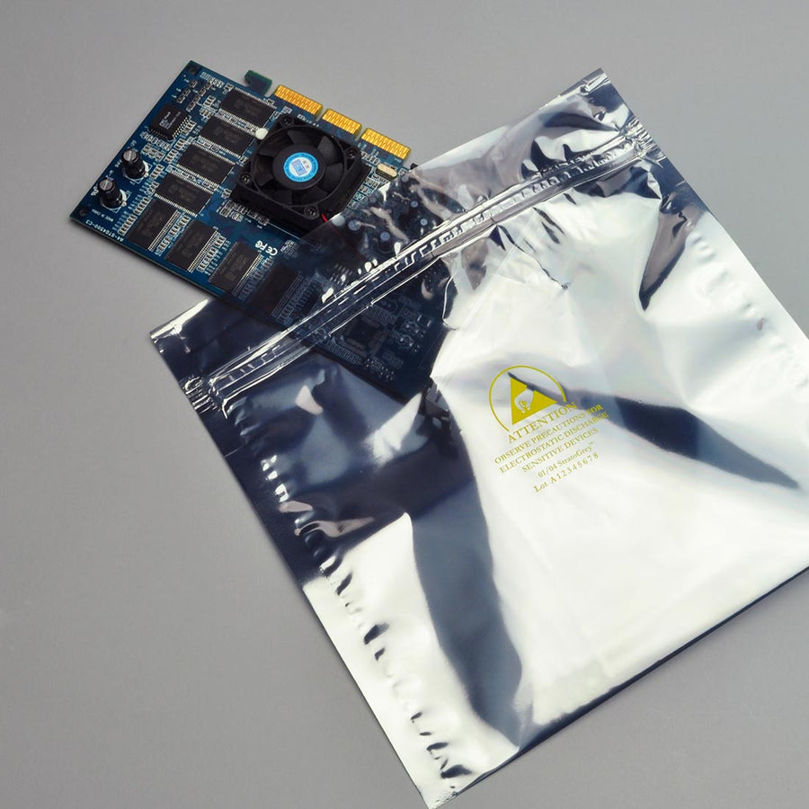 4" x 6" 3 mil StratoGrey™ Reclosable Static Shielding Bags