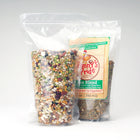 6" x 9" + 3"BG 2.7 mil Clear Stand-Up Pouches