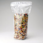 7" x 11" + 4"BG 2.7 mil Clear Stand-Up Pouches