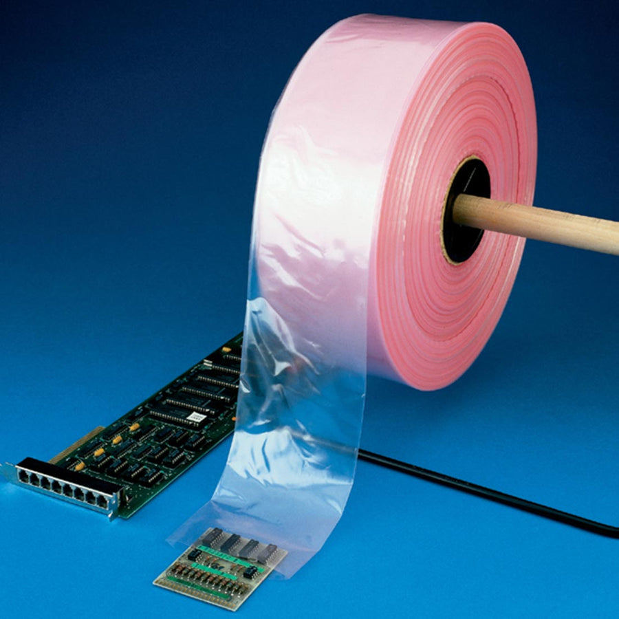 10" x 2150' 2 mil 10"  Pink Anti-Static Poly Tubing
