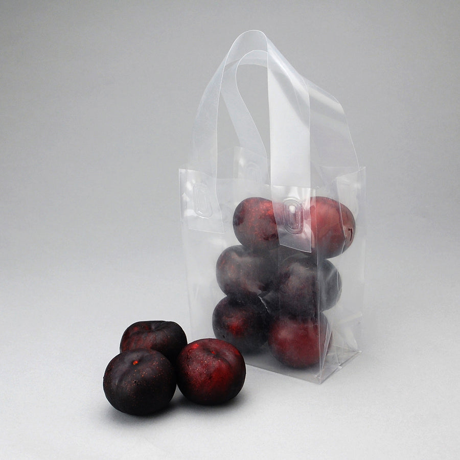 4.75" x 2.75" x 6.5" + 2.75"BG 3 mil Fast Take® Soft Loop Handle Bags (Small)