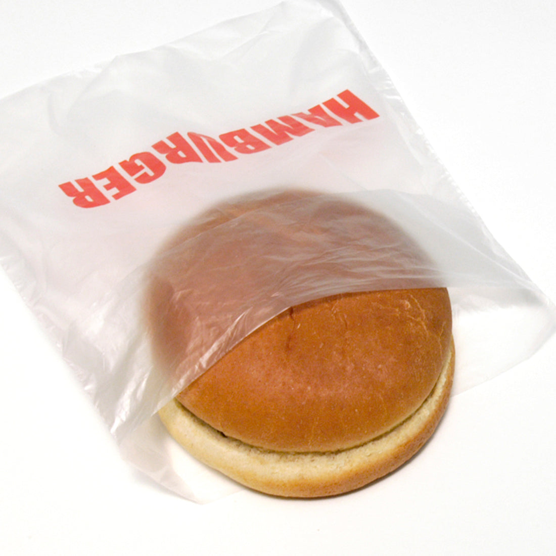 6.5" x 7" + 1.75"FB 0.5 mil Saddle Pack Printed Hamburger Bags