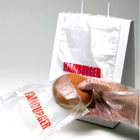 6.5" x 7" + 1.75"FB 0.5 mil Saddle Pack Printed Hamburger Bags