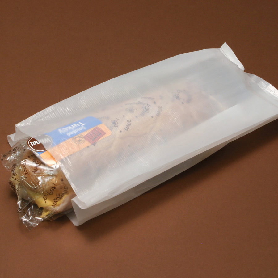 6" x 3.5" x 12" 0.5 mil Wet Pack Grocery Bag # 6