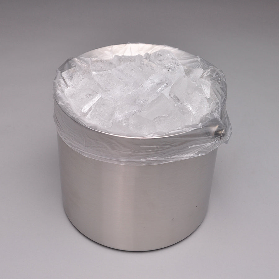 12" x 12" 0.48 mil HDPE Ice Bucket Liners
