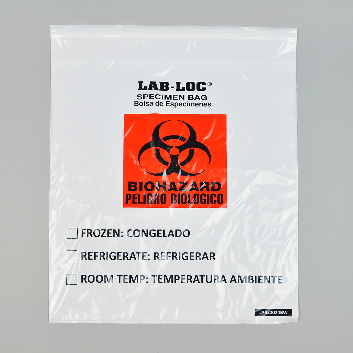 20" x 24" 2 mil White Opaque Lab-Loc® Specimen Bags - Large Size