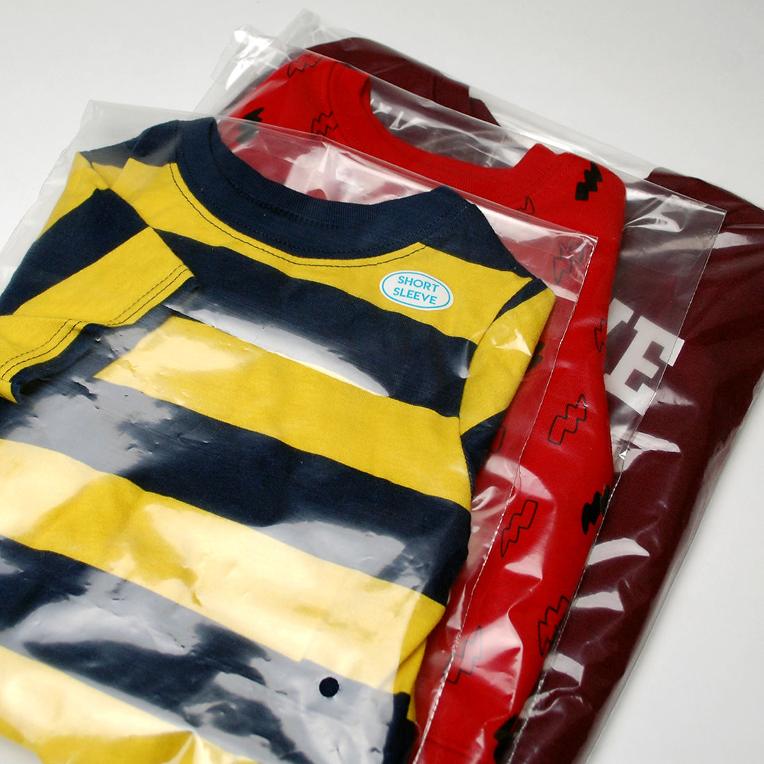 10" x 12" + 1.5"LP 1.5 mil Resealable Lip and Tape Bags w/ Suffocation Warning