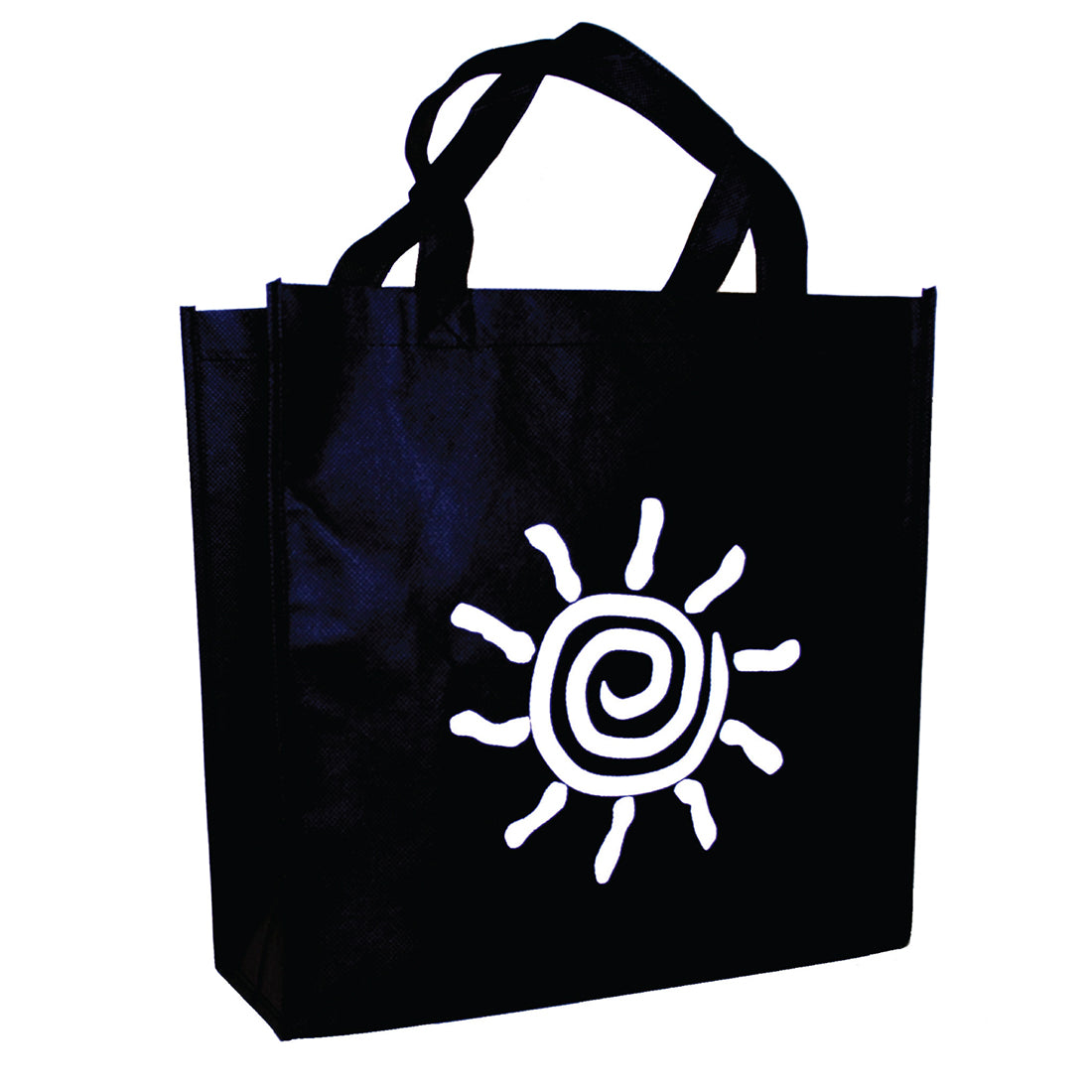 12.5" x 13.5" + 8.5"BG 80 GSM Non-Woven Polypropylene Bag -- Shopping/Grocery