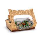 7" x 7.9" X 2" #ReadyFresh® Kraft Tuck-Top Container w/ Side Window