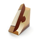6.85" x 2.85" X 4.75" #ReadyFresh® Compostable Kraft Sandwich Pack w/ Window