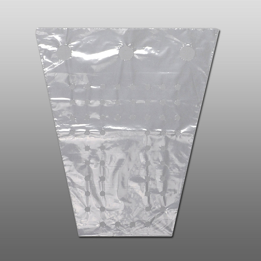 12" x 13.5" 1.5 mil LDPE Vented Grape Bags
